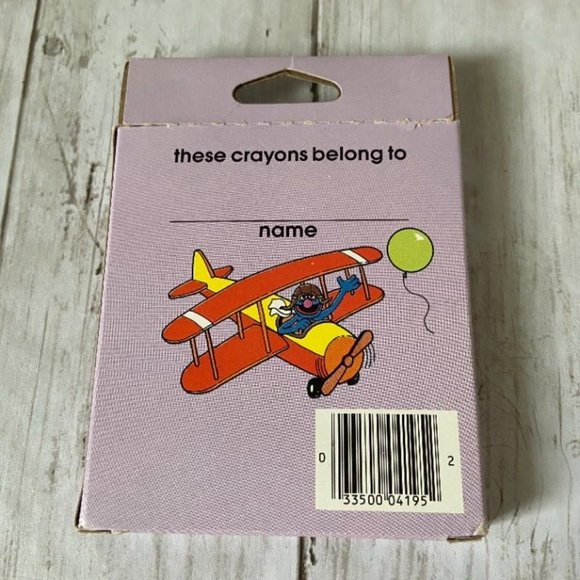 1985 Sesame Street Vintage Crayons Box - Picture 4 of 6